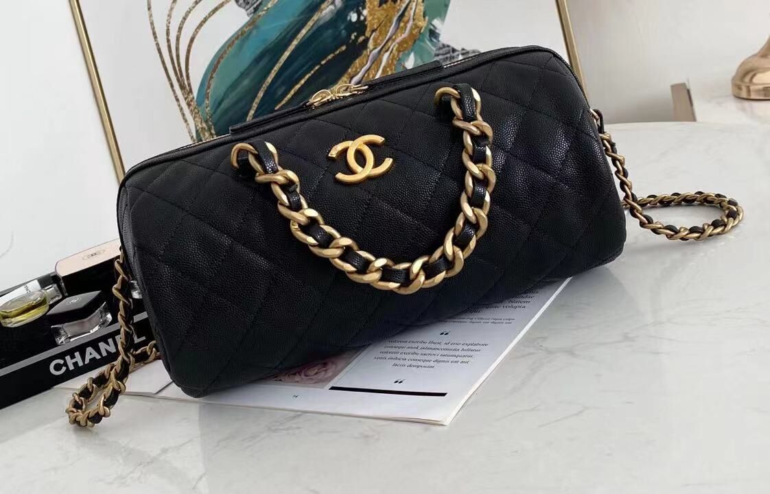 Chanel Original Cavier Leather Speedy Bag CC3621 Black