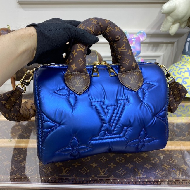 Louis Vuitton SPEEDY BANDOULIERE 25 M20973 Navy Blue