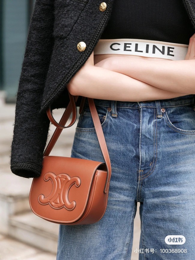 Celine TEEN CLASSIC BAG CALFSKIN 199292 TAN