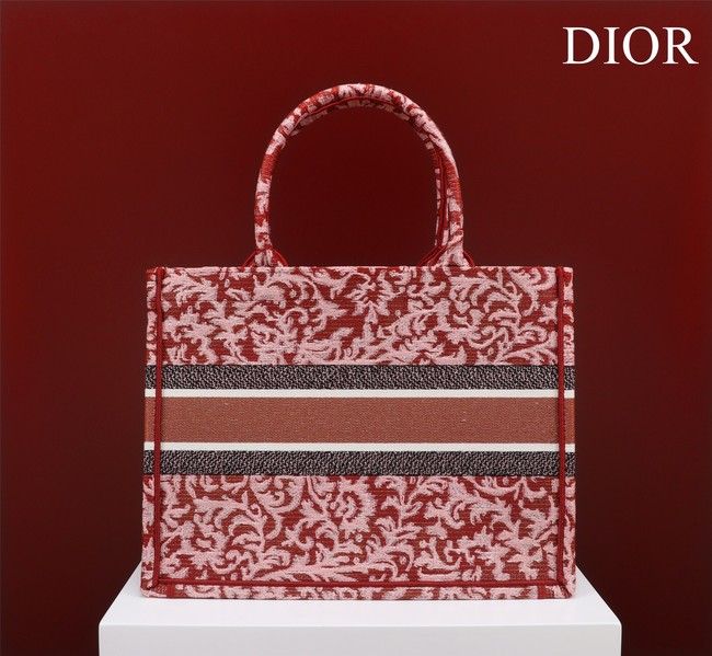 MEDIUM DIOR BOOK TOTE Embroidery M1296ZRU-1