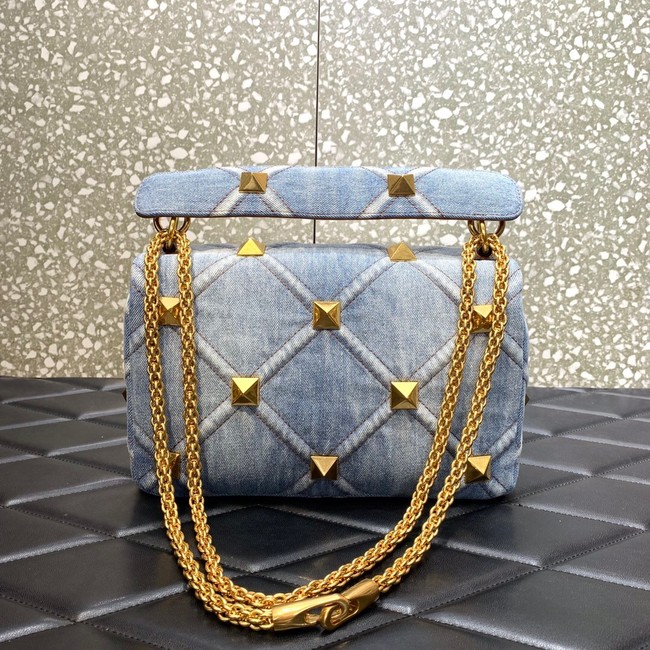 Medium VALENTINO ROMAN STUD chain Denim XW0B0I82H