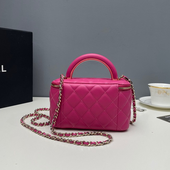 Chanel mini Shoulder Bag Lambskin & Gold-Tone Metal 81208 rose