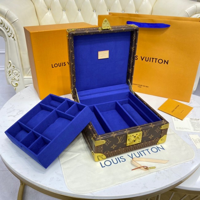 Louis Vuitton NICE JEWELRY CASE M44185 blue