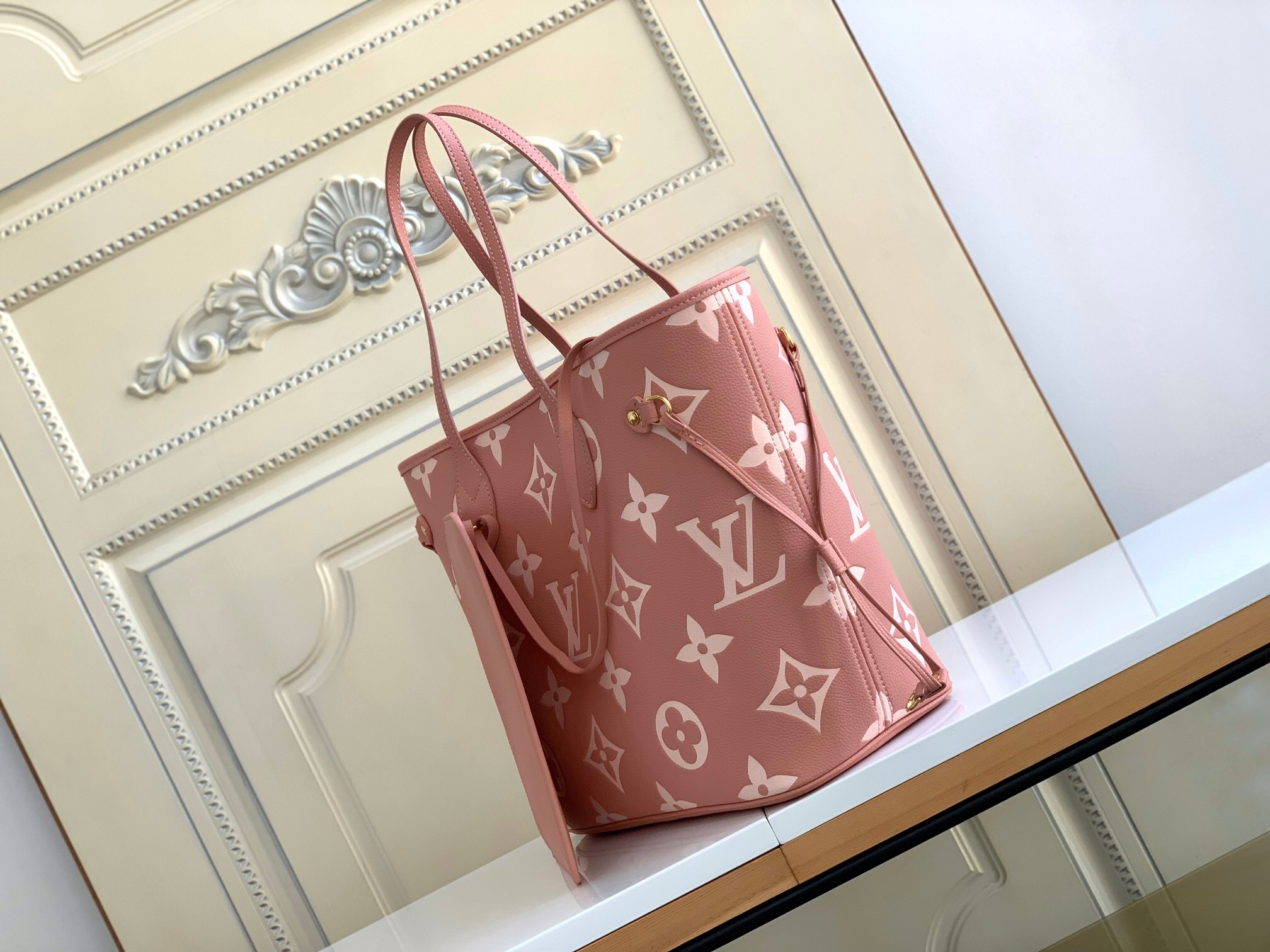 Louis Vuitton NEVERFULL MM M46329 Trianon Pink 