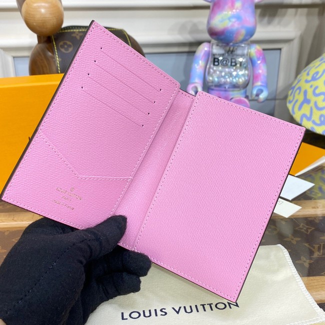 Louis Vuitton PASSPORT COVER M81614 pink