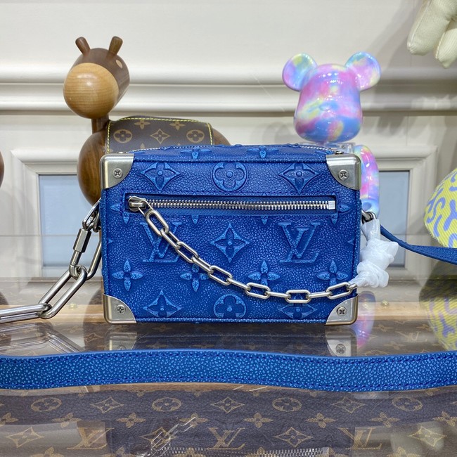 Louis vuitton MINI SOFT TRUNK M21368 Denim Blue