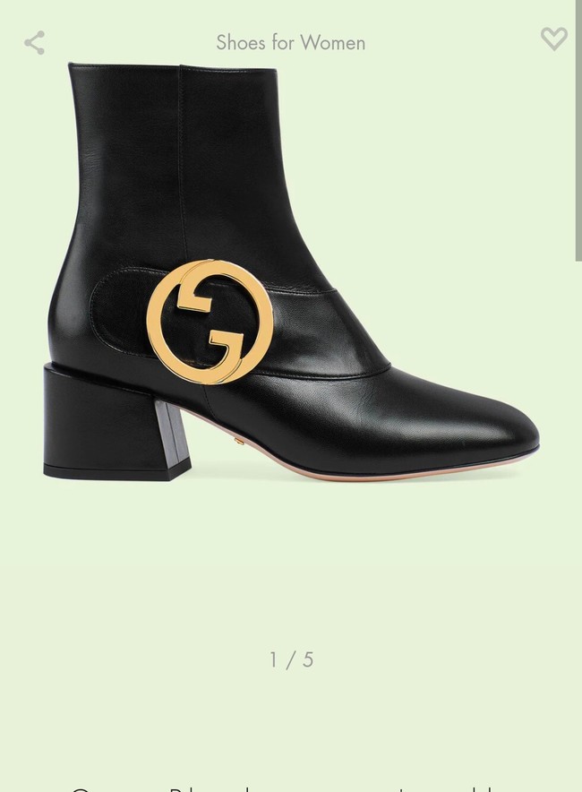 Gucci ANKLE BOOTS Heel height 5.5CM 11922-1