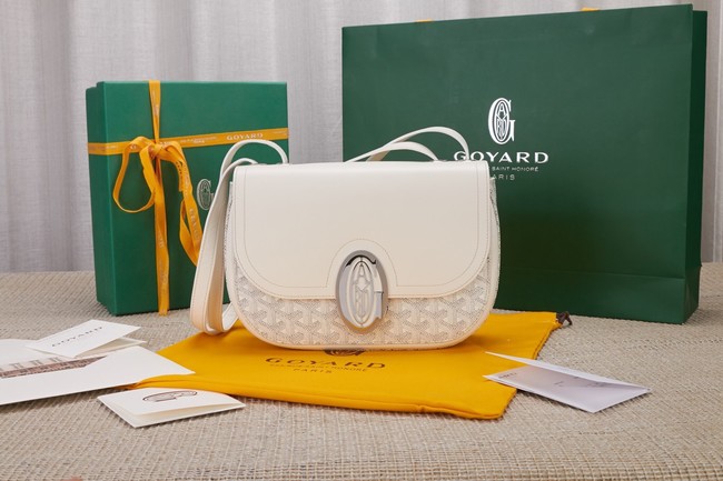 Goyard Calfskin Leather shoulder bag 9967 white