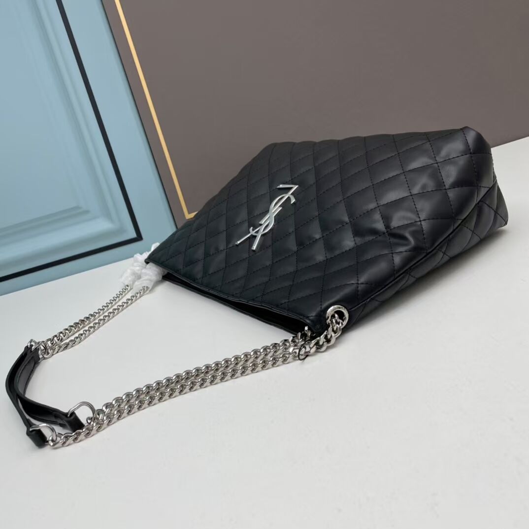 SAINT LAURENT LEATHER BAG 202611 BLACK