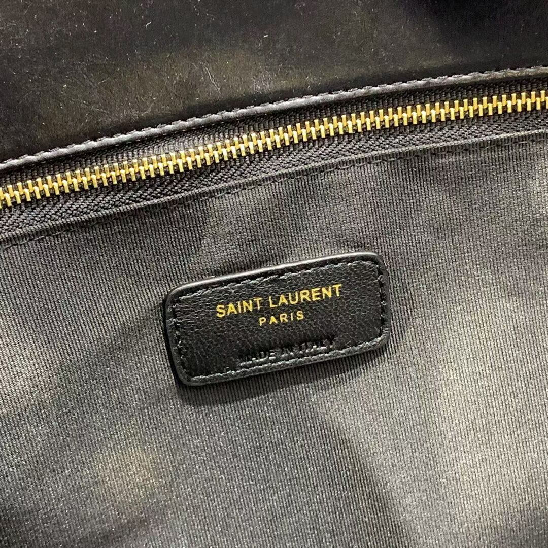 SAINT LAURENT LEATHER BAG Y203531 BLACK