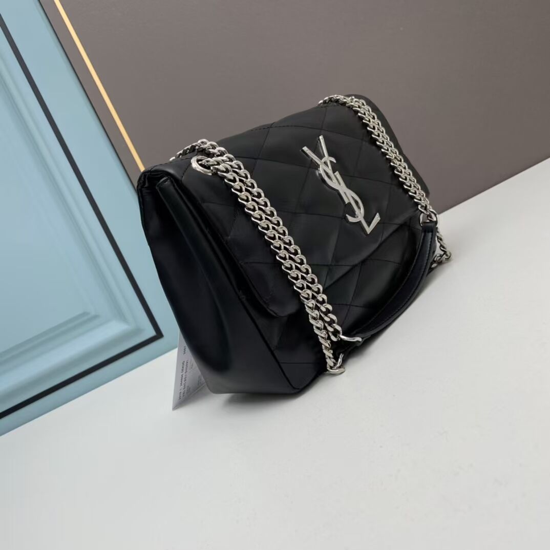 SAINT LAURENT LEATHER BAG Y203737 BLACK