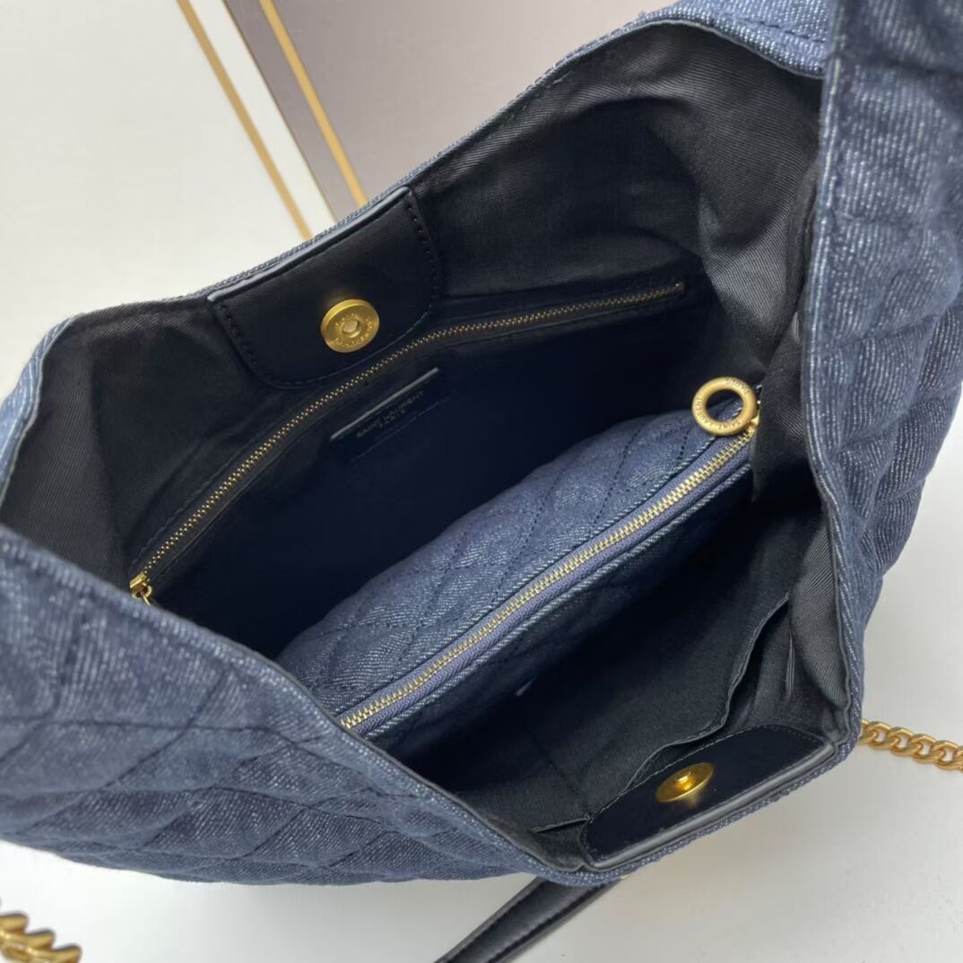 SAINT LAURENT SHOPPING Denim bag Y203434 darkblue