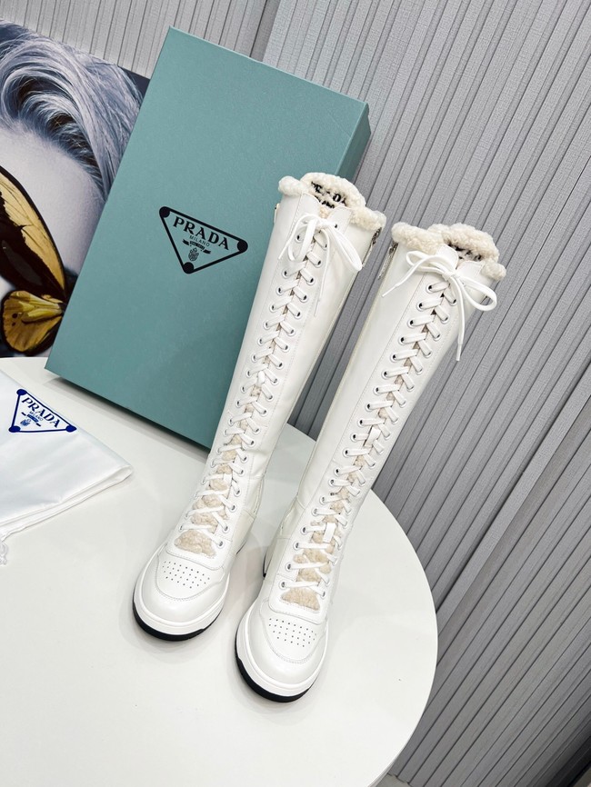 Prada Womens Blondie boot heel height 8.5CM 81910-3