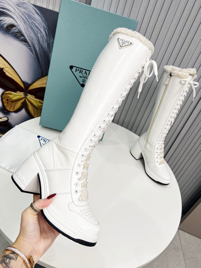 Prada Womens Blondie boot heel height 8.5CM 81910-3