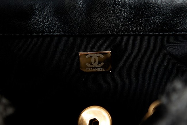 CHANEL 19 HANDBAG AS1160&AS1161 black&blue