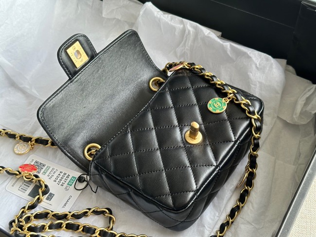 CHANEL MINI FLAP BAG AS3736 black