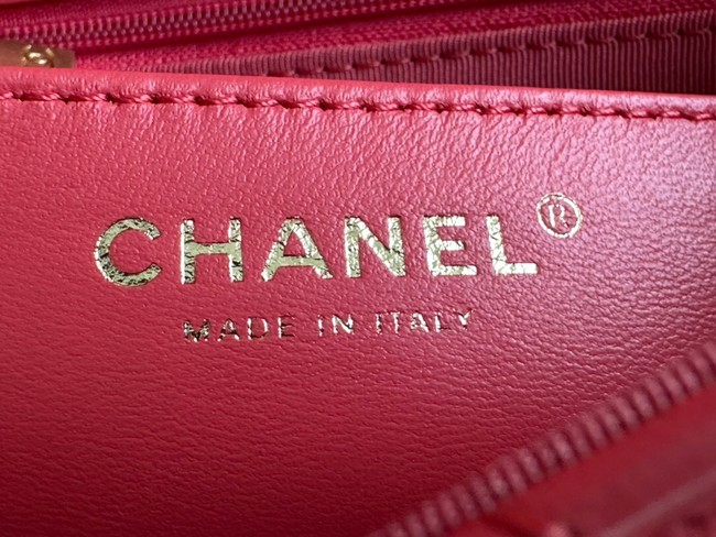 CHANEL MINI FLAP BAG AS3736 red