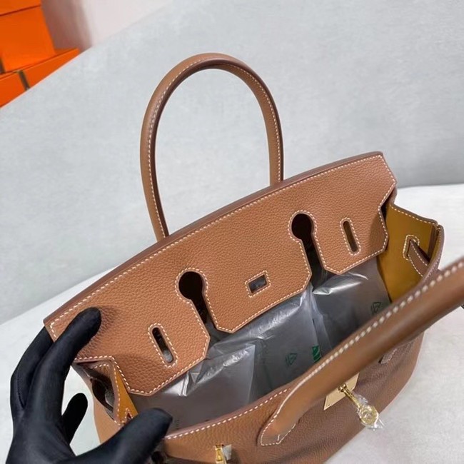 Hermes Original Togo Leather HB30O brown