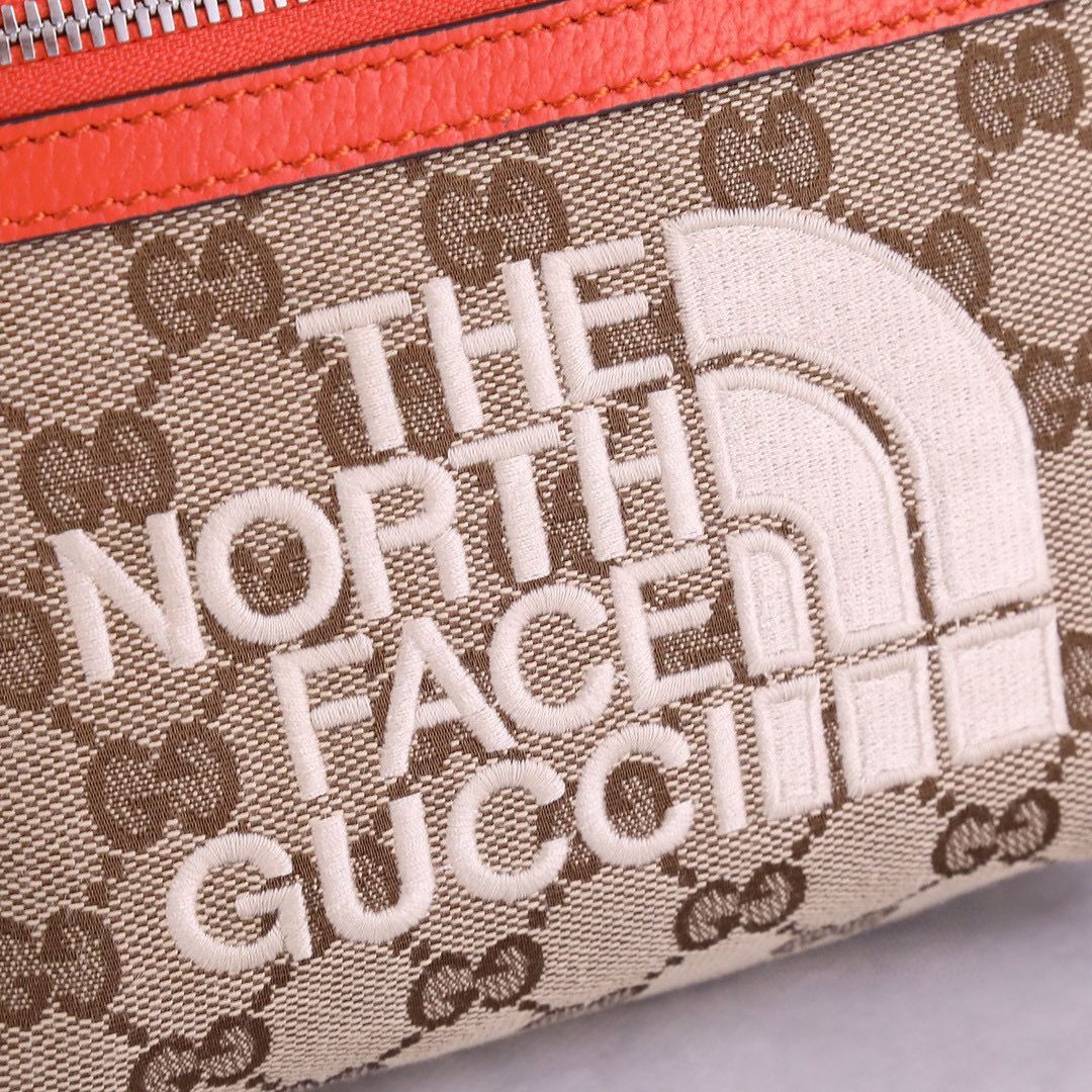 Gucci and The North Face Belt Bag 650299 Orange