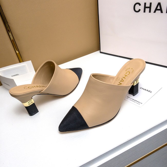 Chanel slipper heel height5CM 41924-1