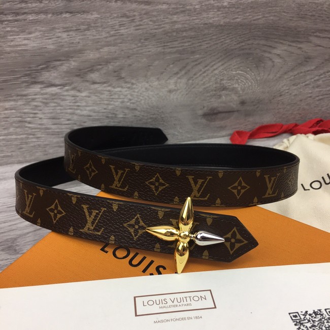 Louis Vuitton 25MM Leather Belt 71118