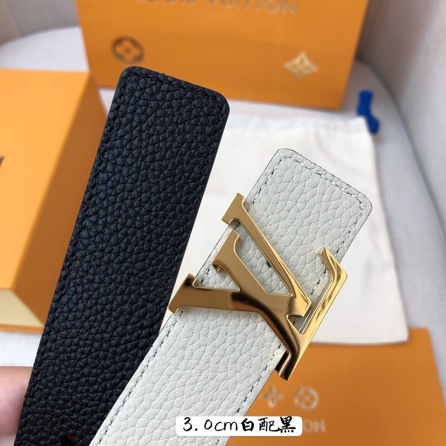 Louis Vuitton 30MM Leather Belt 71149