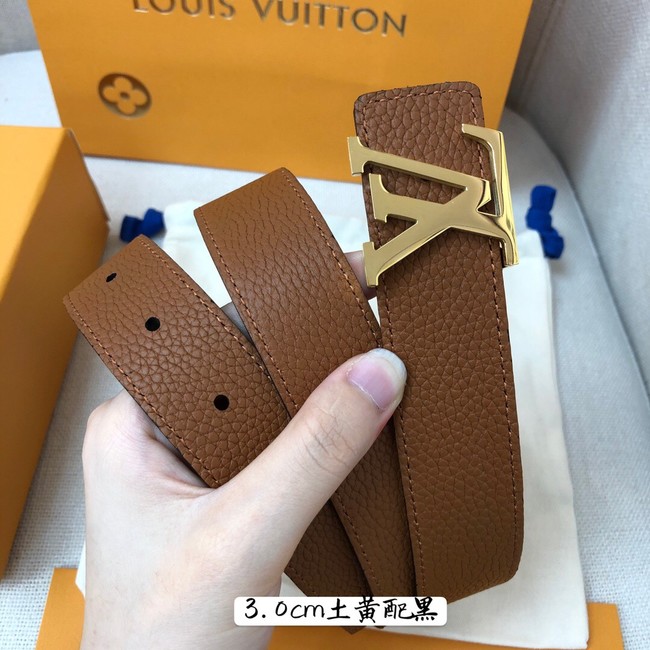 Louis Vuitton 30MM Leather Belt 71151