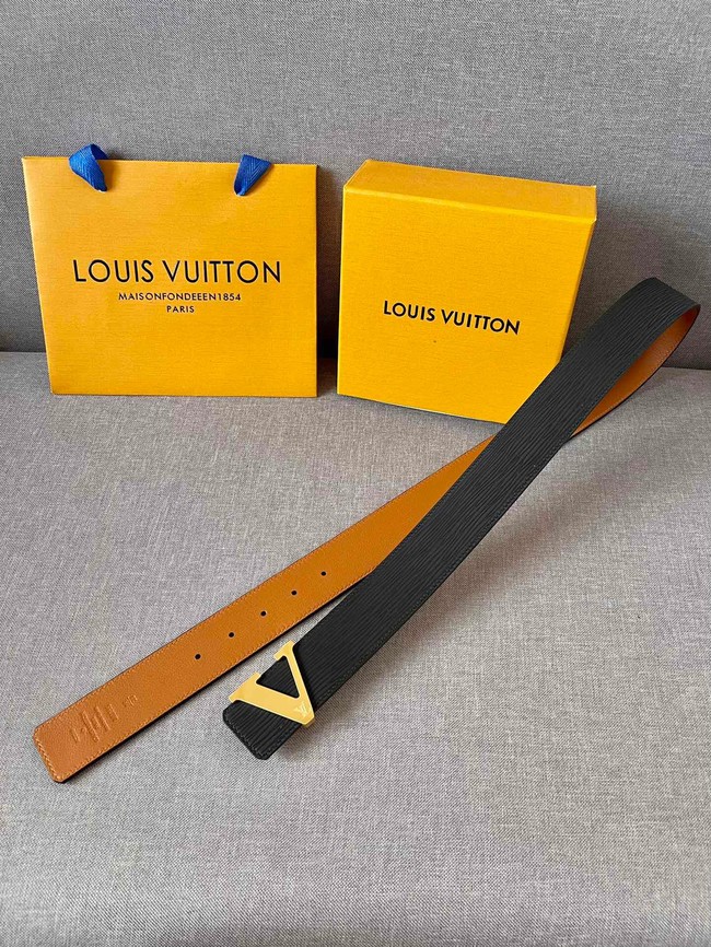Louis Vuitton 30MM Leather Belt 71154