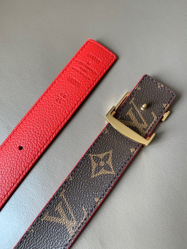 Louis Vuitton 30MM Leather Belt 71163