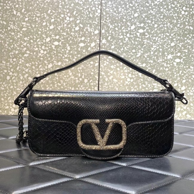 VALENTINO Loco Crystal bag 2B0K30 black