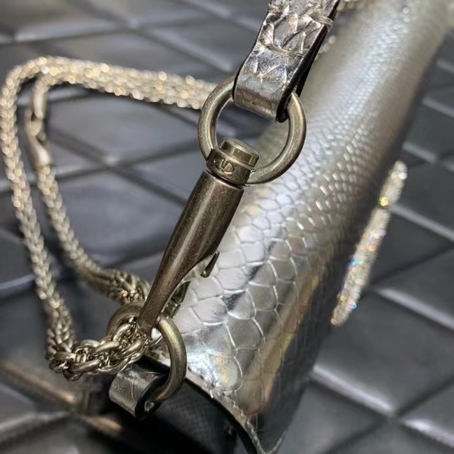 VALENTINO Loco Crystal bag 2B0K30 silver