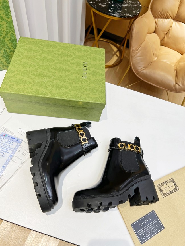 Gucci ankle boot heel height 6CM 91924-3