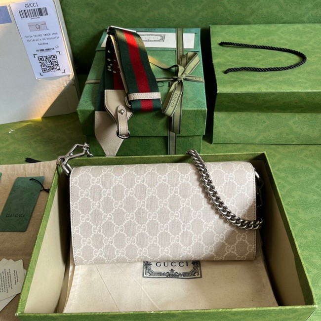 Gucci GG Supreme canvas Dionysus small shoulder bag 731782 Beige