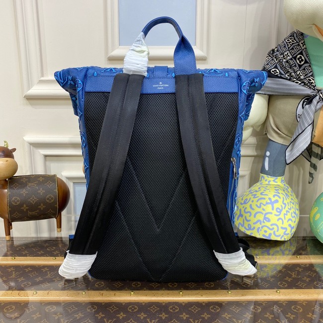 Louis Vuitton ROLL TOP BACKPACK M21359 BLUE