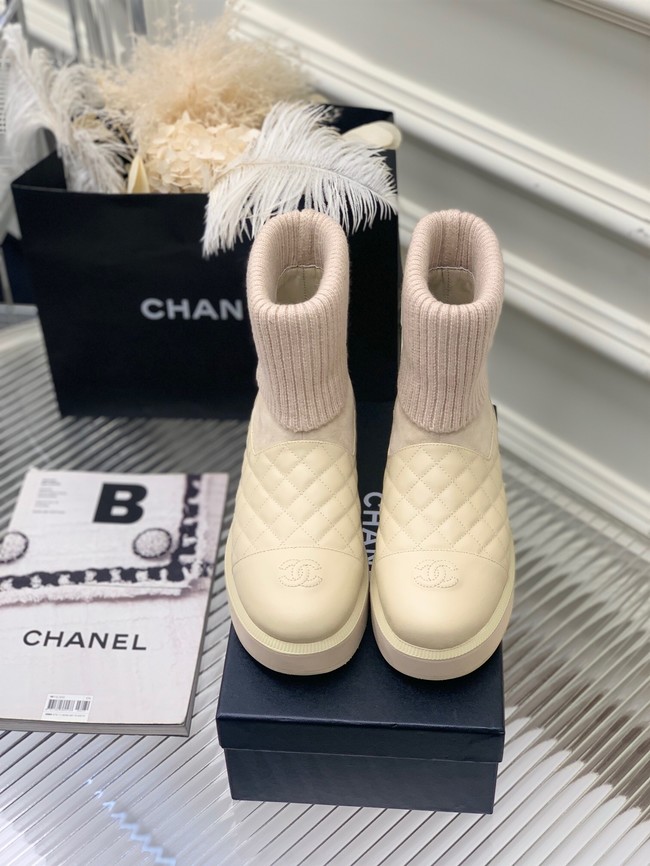 Chanel ankle boot heel height 4CM 91920-1