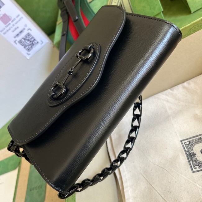 Gucci Horsebit 1955 mini bag 724713 Black