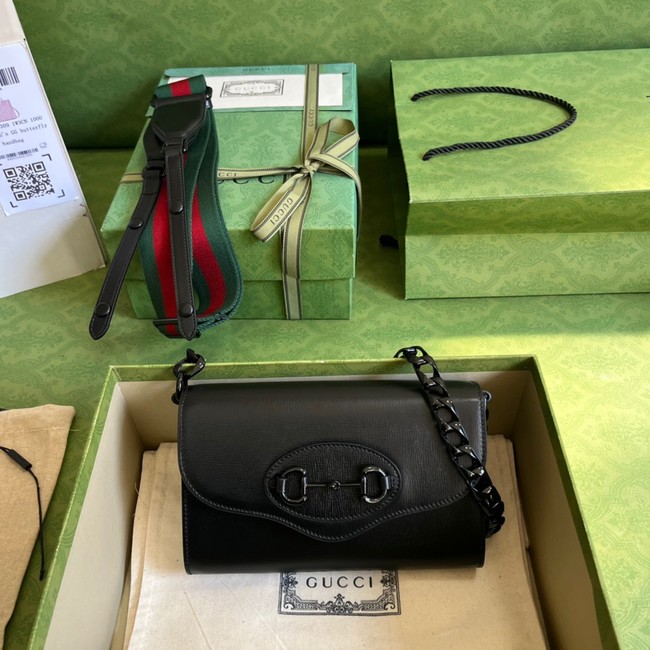 Gucci Horsebit 1955 mini bag 724713 Black