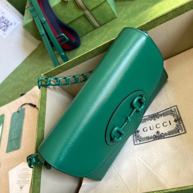 Gucci Horsebit 1955 mini bag 724713 Green