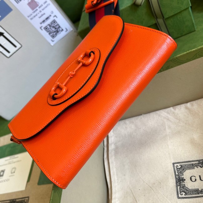 Gucci Horsebit 1955 mini bag 724713 Orange
