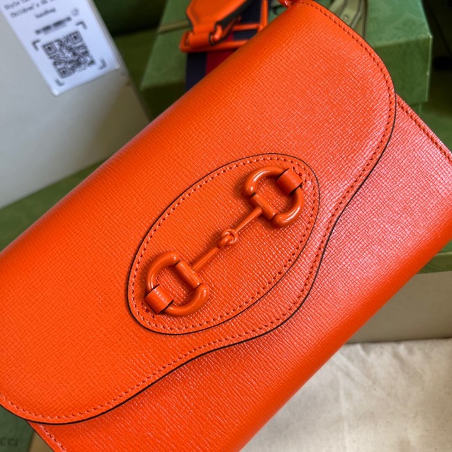 Gucci Horsebit 1955 mini bag 724713 Orange