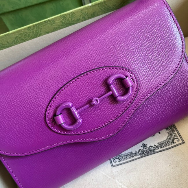 Gucci Horsebit 1955 mini bag 724713 Purple