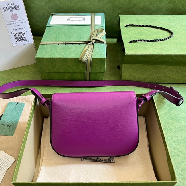 Gucci Horsebit 1955 small shoulder bag 726226 Purple