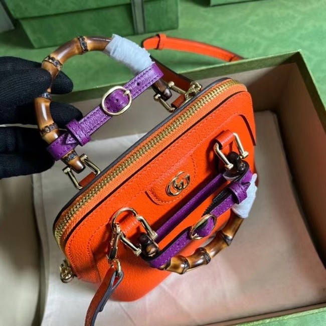 Gucci Diana mini tote bag 715775 Orange