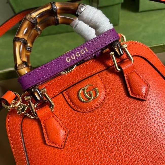 Gucci Diana mini tote bag 715775 Orange