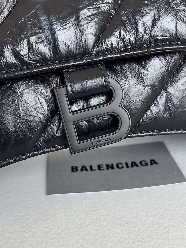 Balenciaga HOURGLASS Wallet With Chain 92885 BLACK