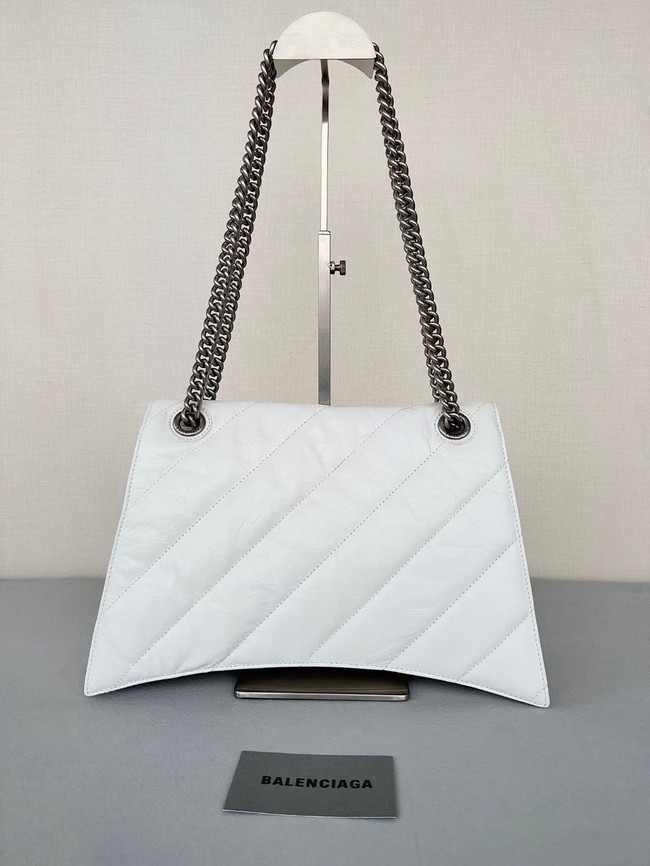 Balenciaga HOURGLASS With Chain 92886 WHITE