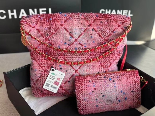 CHANEL 22 HANDBAG AS3261 pink