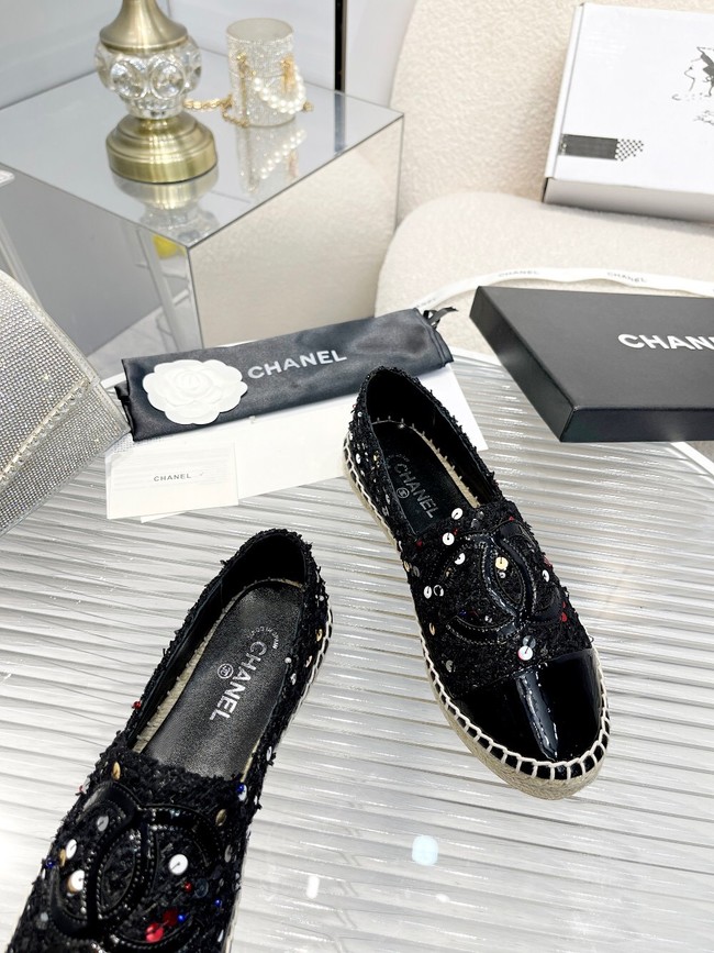 Chanel ESPADRILLES Cotton Tweed & Grosgrain 91982-3