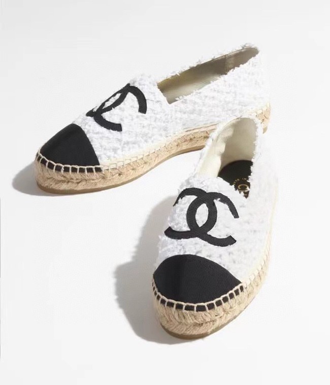 Chanel ESPADRILLES Cotton Tweed & Grosgrain 91982-5