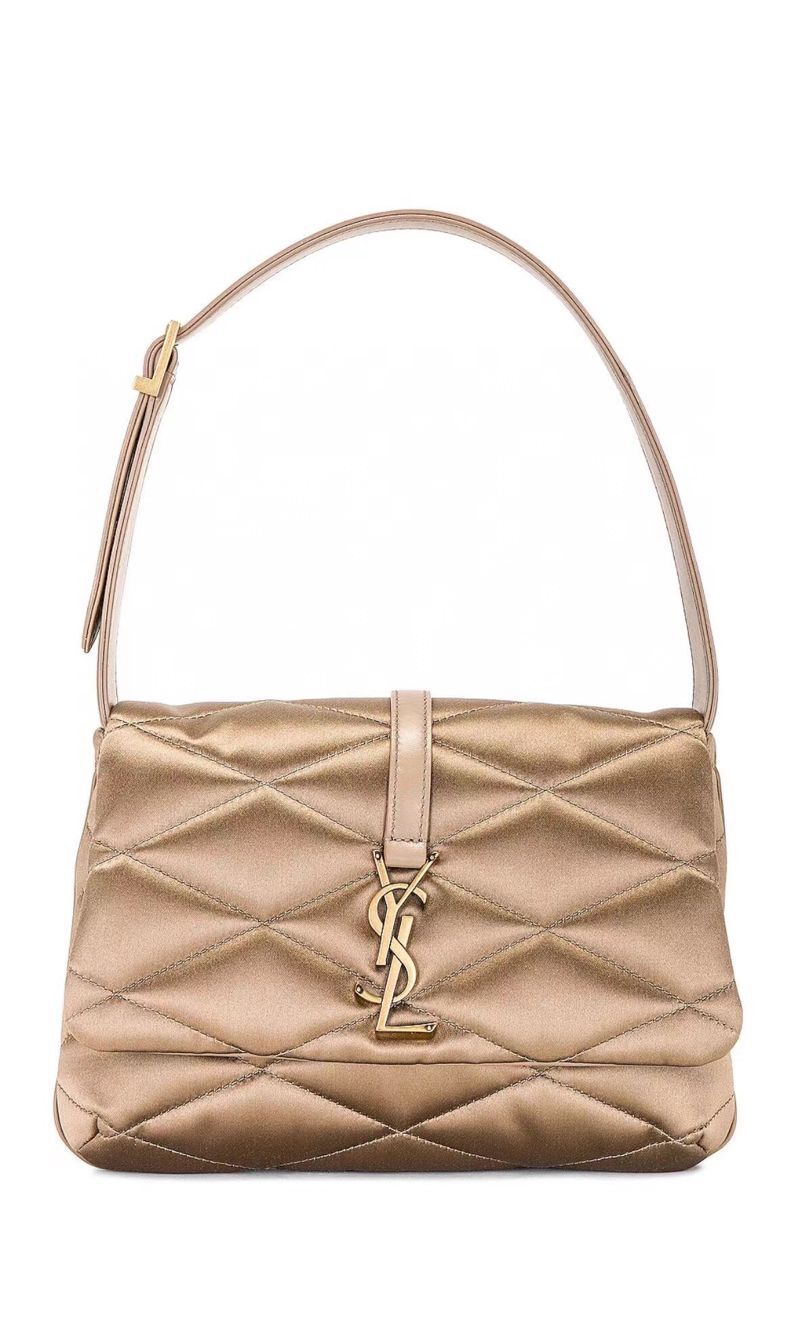 SAINT LAUREN LE 57 HOBO SHOULDER BAG IN QUILTED LAMBSKIN 698567 gold